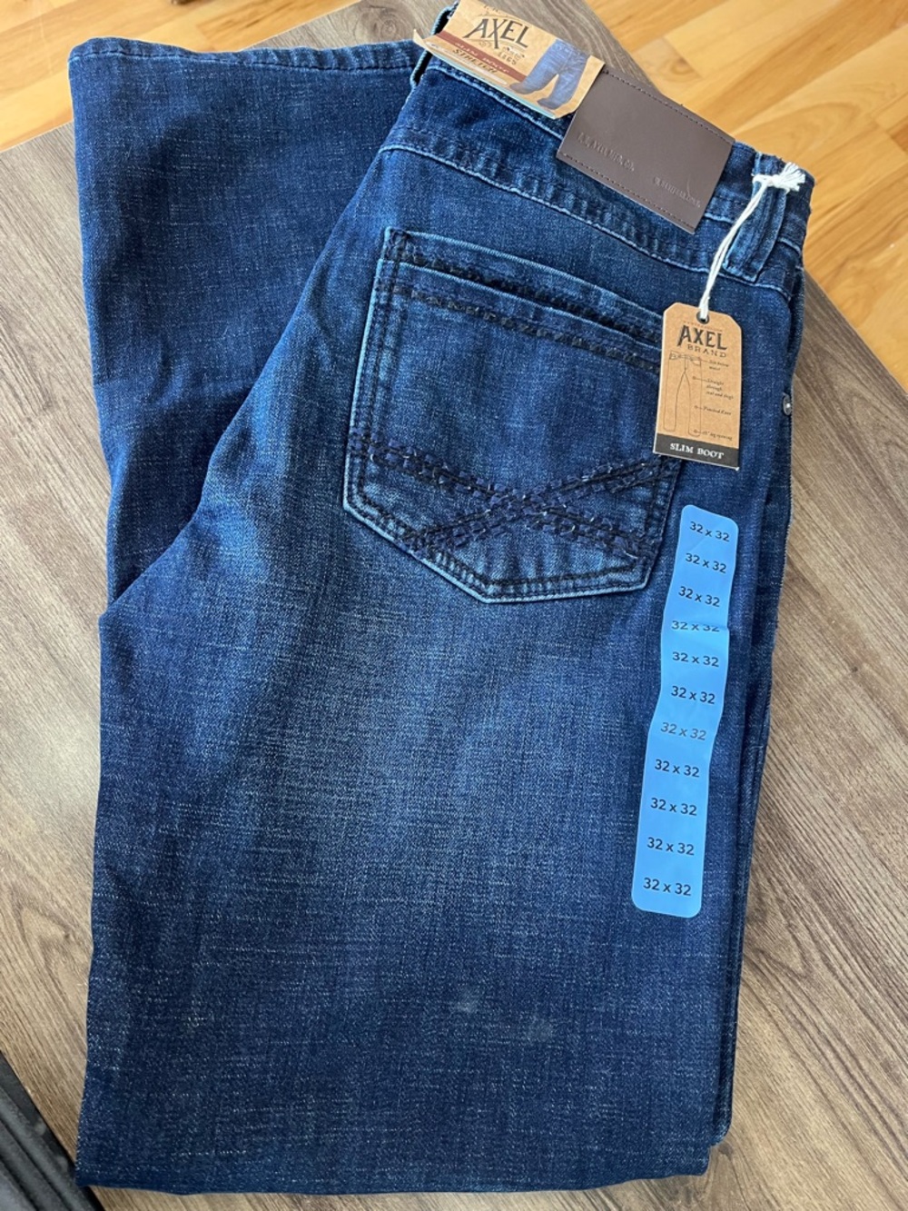 Slim Boot Men's Dark Blue Jeans